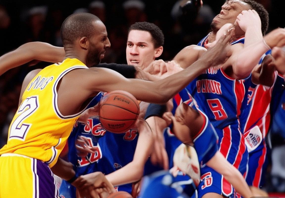 2004年NBA总决赛：活塞逆转湖人，团队篮球铸就冠军传奇(图2)