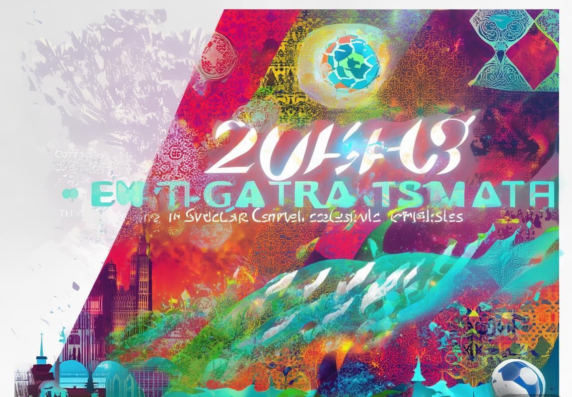 2018卡塔尔中足对决海报：文化交融的艺术视觉盛宴(图2)