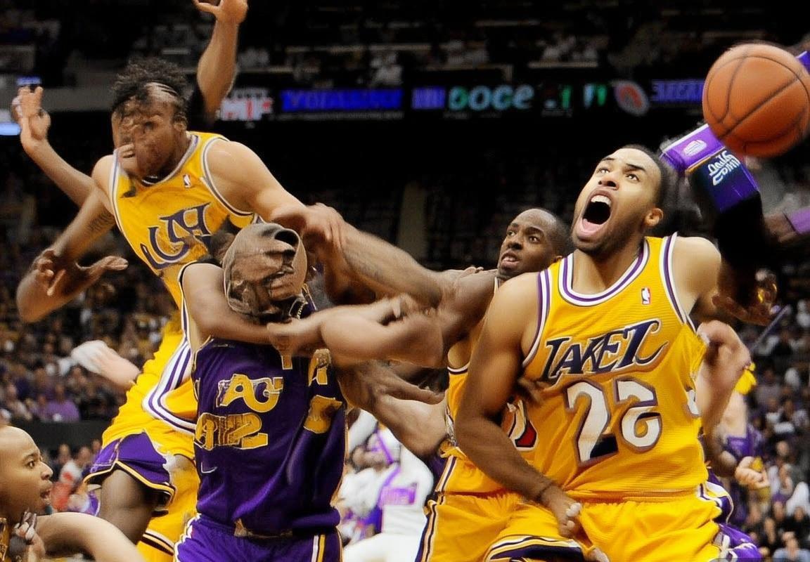 2015湖人爵士巅峰对决：激情碰撞经典回顾(图3)